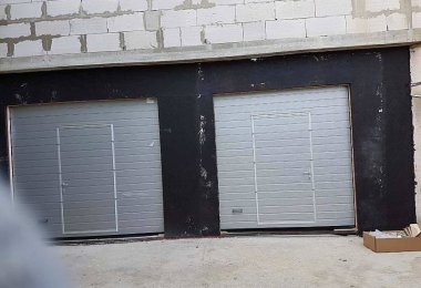 Автоматические секционные ворота, работы 2017 года, разное